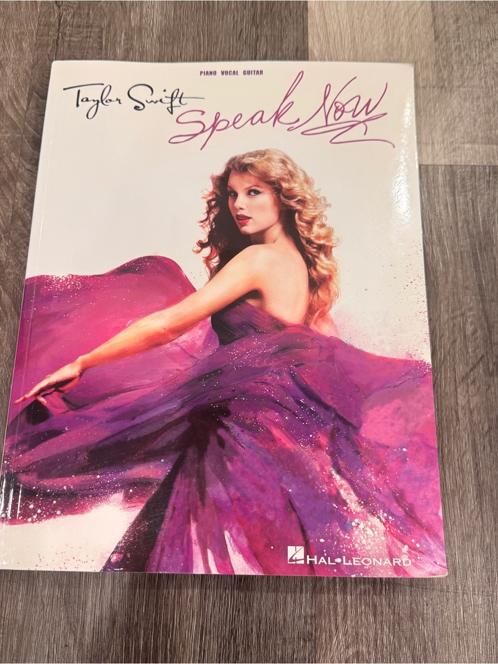 Sheet Music Taylor Swift Speak Now Piano Vocal Guitar Song Book Hal Leonard.